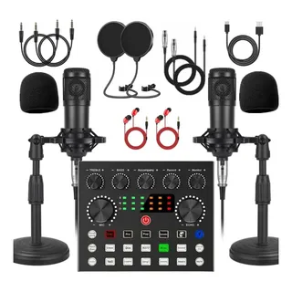 sktome V8s (BM-800) cambiador de voz con micrófono para podcast