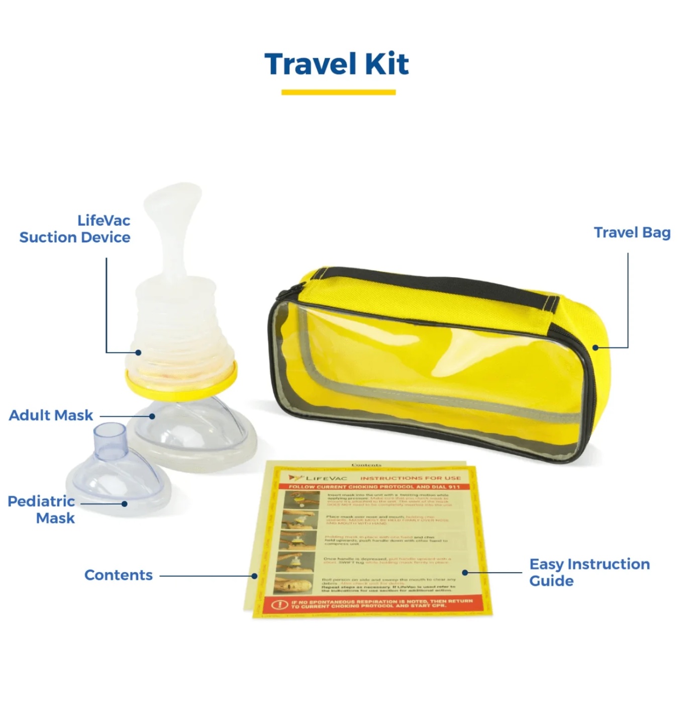 LifeVac Travel Kit (dispositivo de succión)