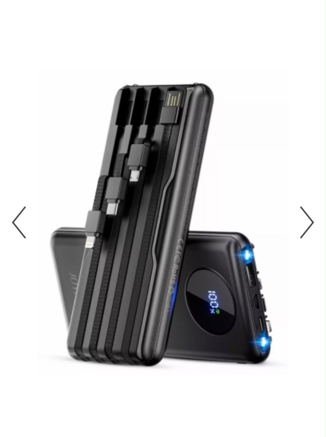Cargador inalámbrico magnético portátil (power bank)
