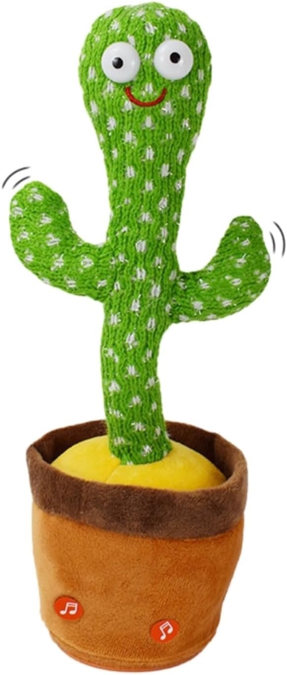 Pelúche cactus parlante con luces