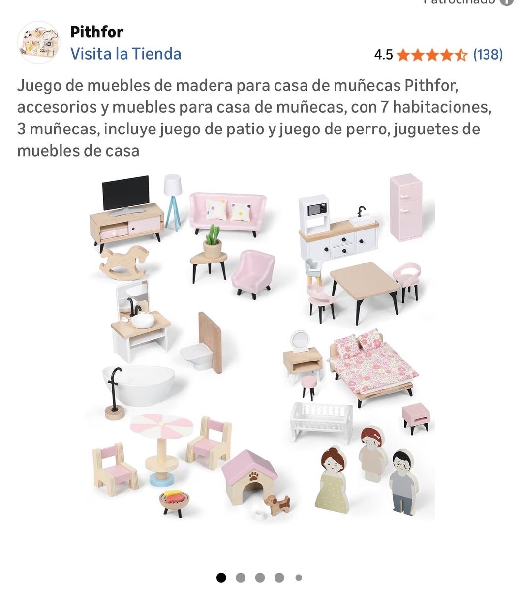 Muebles de Madera para casita 🏠