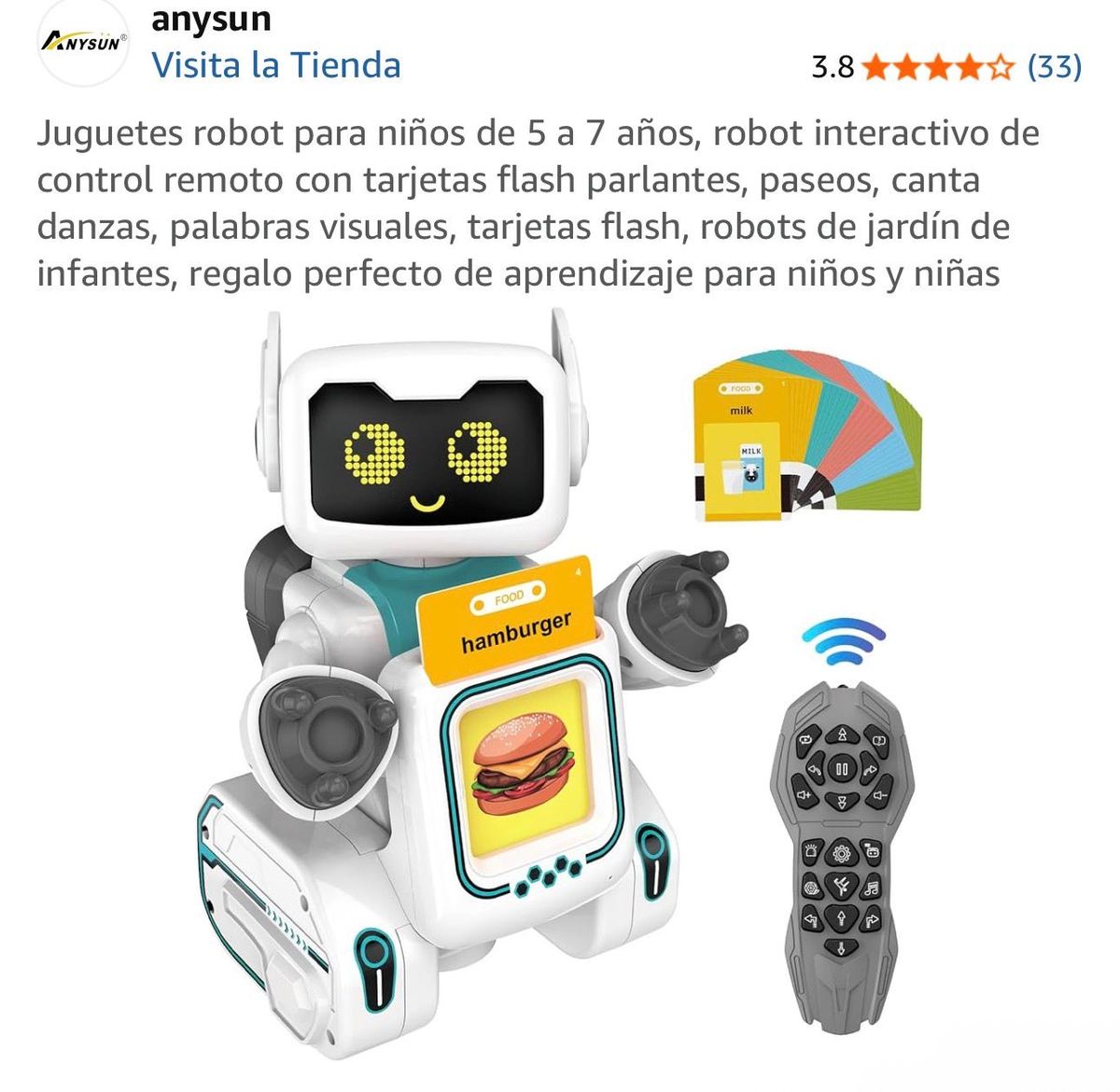 Robot inteligente para enseñanza en niños 💕
