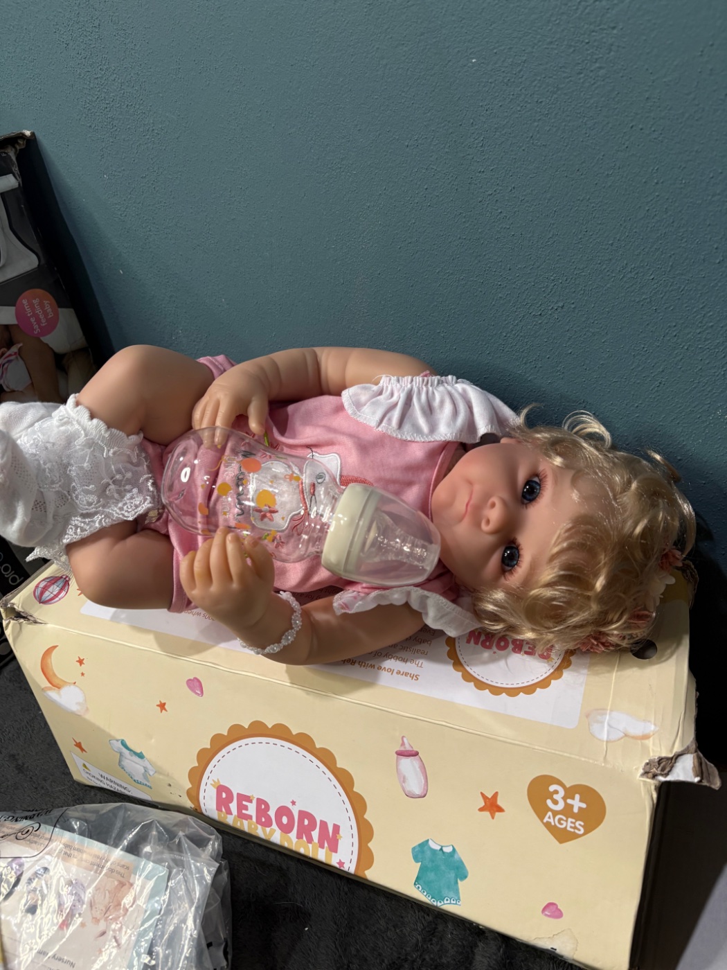 Muñeca Reborn Baby Mitad silicon mitad Tela💕