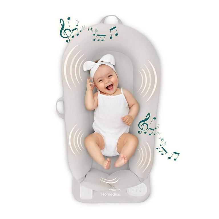 Cojín Calmante para Bebé Homedics 3 en 1 👶 (Detalles en la caja)