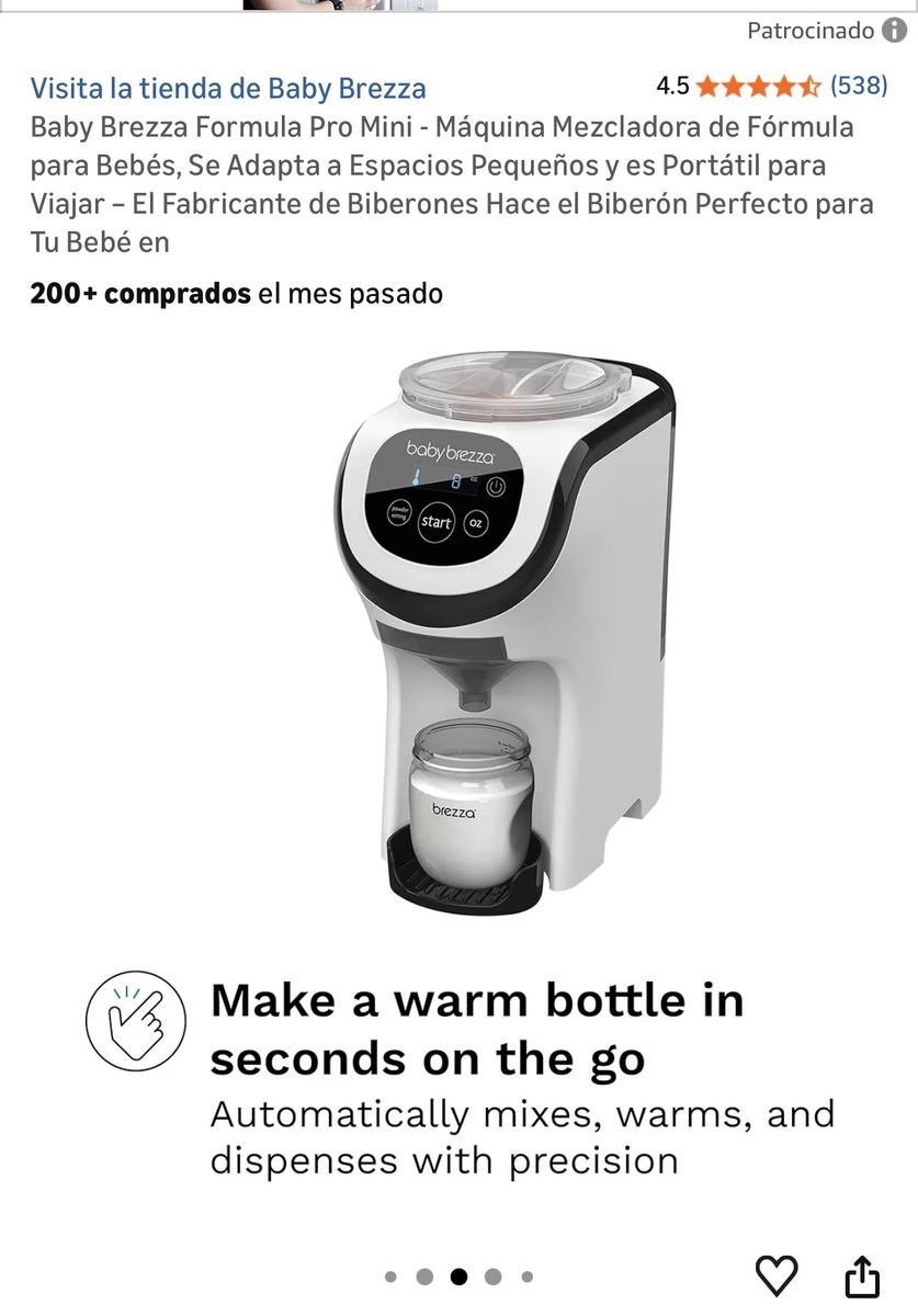 Baby Brezza Formula Pro Mini 💕
